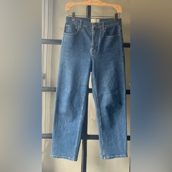 Everlane Women's High Rise Jeans - Dark Blue - Picture 2 of 6